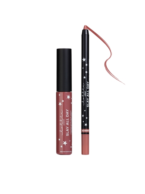 

Lottie London So Good Slay All Day Matte Liquid Lipstick & Liner Kit, Brown