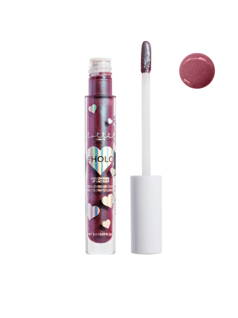 

Lottie London 004 Iconic #Holo Duo Chrome Lip Gloss 3 ml, Lavender