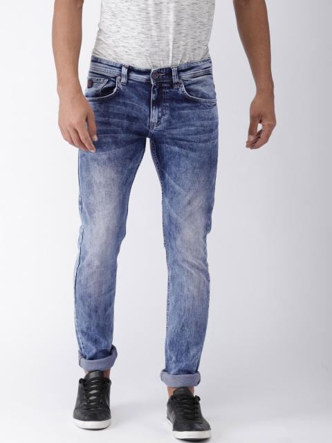 

Celio Men Blue Slim Fit Mid-Rise Clean Look Stretchable Jeans
