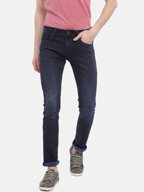 

Easies Men Blue Slim Fit Mid-Rise Stretchable Clean Look Jeans