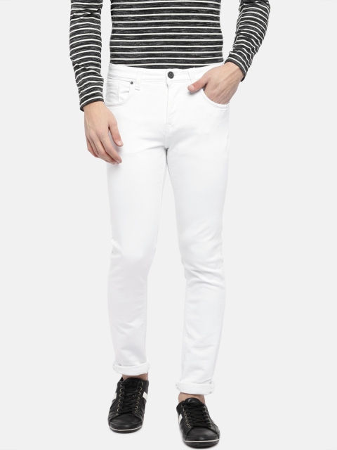 

Easies Men White Slim Fit Mid-Rise Clean Look Jeans