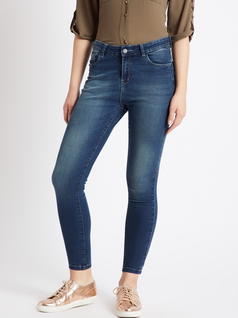 

COVER STORY Women Blue Skinny Fit Mid-Rise Clean Look Jeans