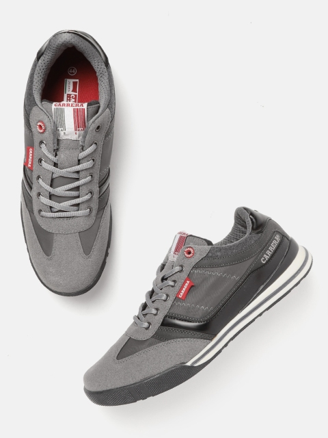 

Carrera Men Grey Solid Sneakers