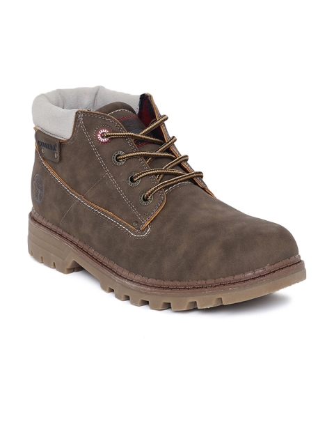 

Carrera Men Brown Flat Boots