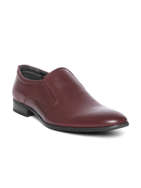 

Harvard Men Burgundy Solid Formal Slip-Ons