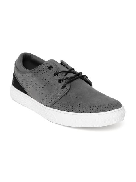 

Harvard Men Grey Perforated Sneakers