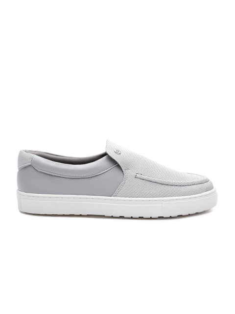 

Carlton London Men Grey Slip-On Sneakers