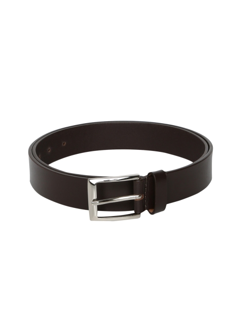 

Hidesign Men Brown Solid Leather Belt