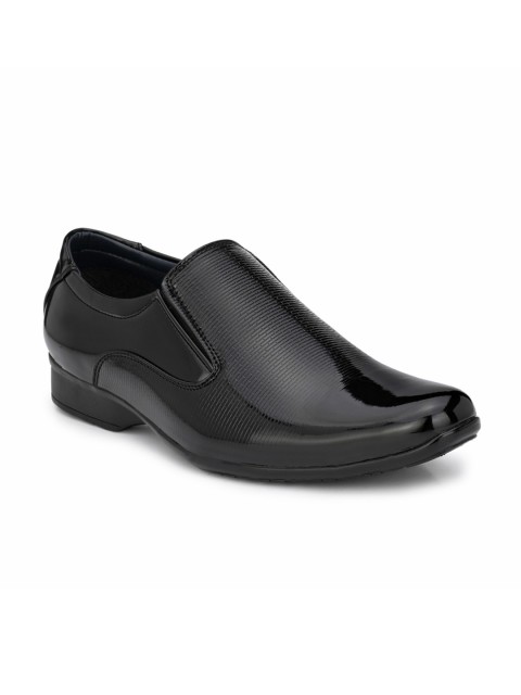 

Ferraiolo Men Semi-Formal Black Slip-On Shoes
