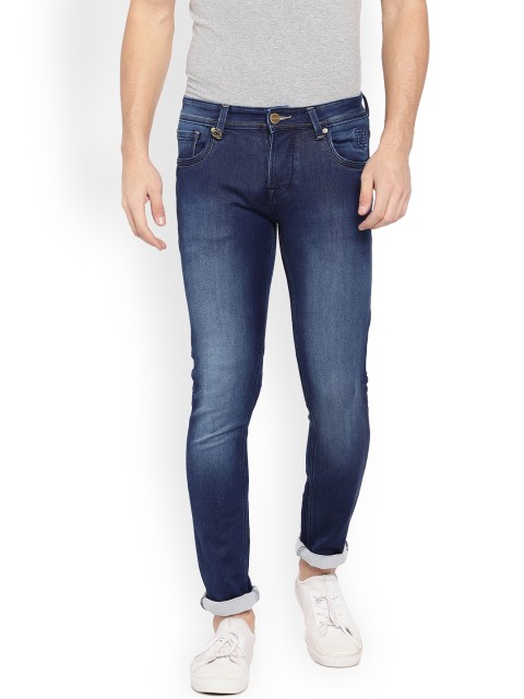 

Integriti Men Blue Slim Fit Mid-Rise Clean Look Stretchable Jeans