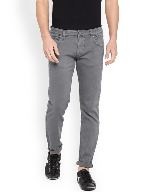 

Integriti Men Grey Slim Fit Mid-Rise Clean Look Jeans