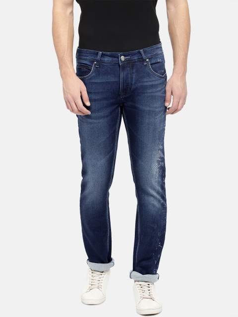 

Lawman pg3 Men Navy Blue Slim Fit Mid-Rise Clean Look Jeans