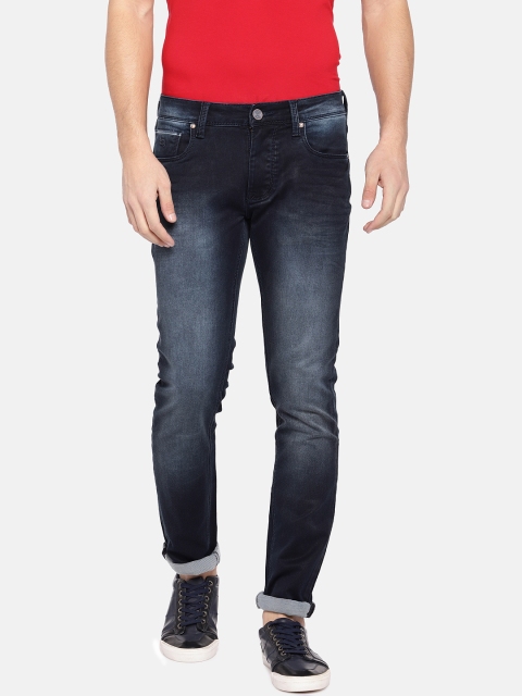 

Lawman pg3 Men Navy Blue Slim Fit Mid-Rise Clean Look Jeans