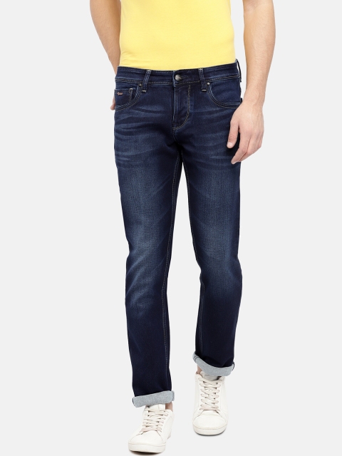 

Lawman pg3 Men Navy Blue Slim Fit Mid-Rise Clean Look Jeans