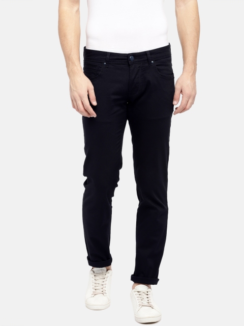 

Lawman pg3 Men Navy Blue Slim Fit Mid-Rise Clean Look Jeans