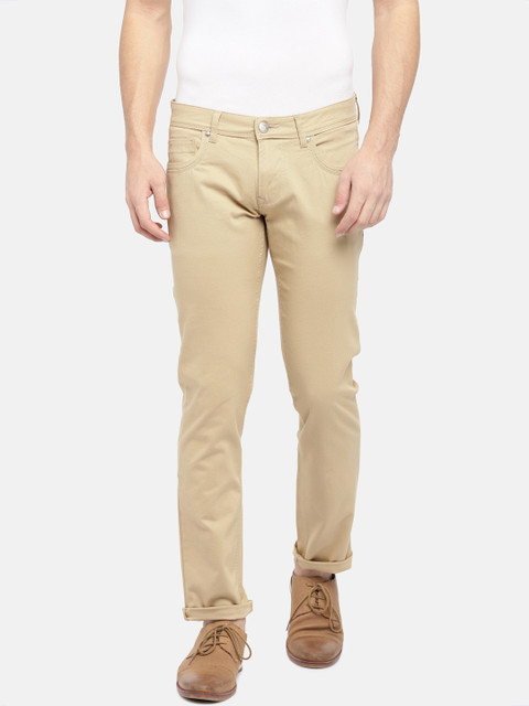 

Lawman pg3 Men Beige Slim Fit Mid-Rise Clean Look Jeans