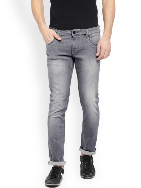 

Lawman pg3 Men Grey Slim Fit Mid-Rise Clean Look Jeans