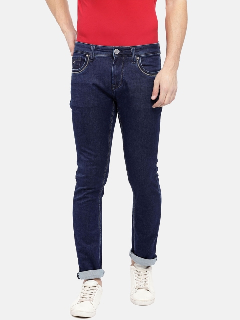 

Lawman pg3 Men Navy Blue Slim Fit Mid-Rise Clean Look Jeans
