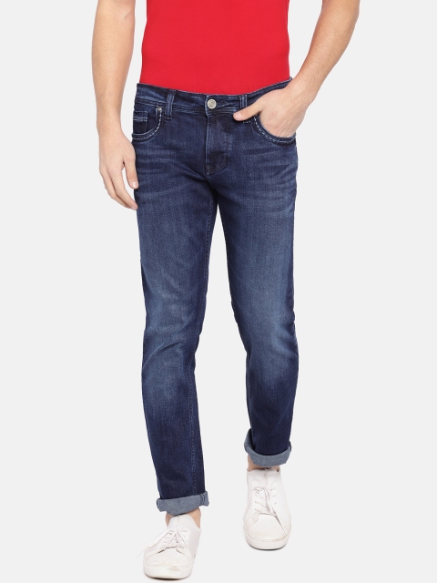 

Lawman pg3 Men Navy Blue Slim Fit Mid-Rise Clean Look Jeans