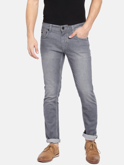 

Lawman pg3 Men Grey Slim Fit Mid-Rise Clean Look Jeans
