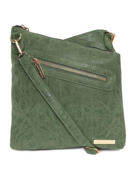 

Lino Perros Green Solid Sling Bag