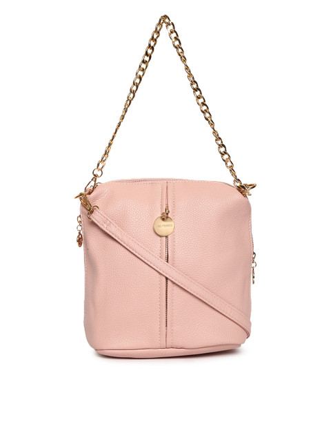 

Lino Perros Pink Solid Sling Bag