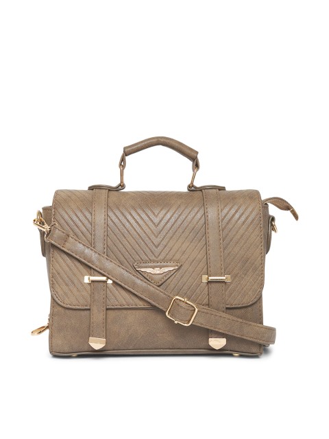 

Lino Perros Taupe Textured Satchel