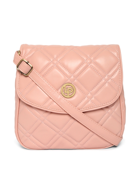 

Lino Perros Pink Quilted Sling Bag