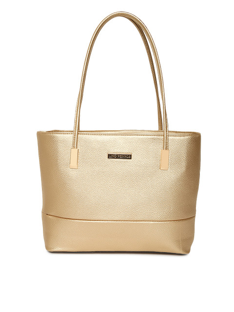 

Lino Perros Gold-Toned Solid Shoulder Bag