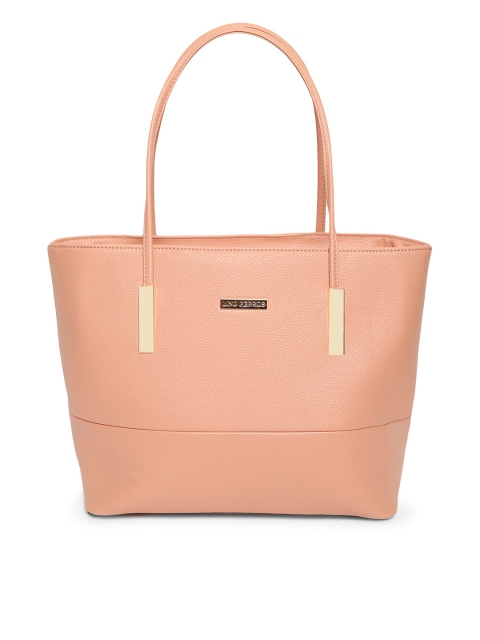

Lino Perros Peach-Coloured Solid Shoulder Bag