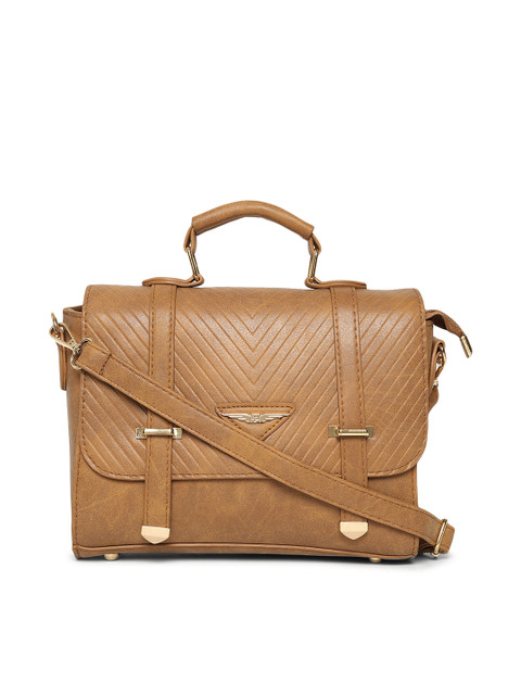 

Lino Perros Brown Textured Satchel Bag