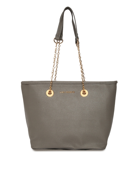 

Lino Perros Grey Solid Shoulder Bag