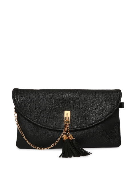 

Lino Perros Black Solid Clutch