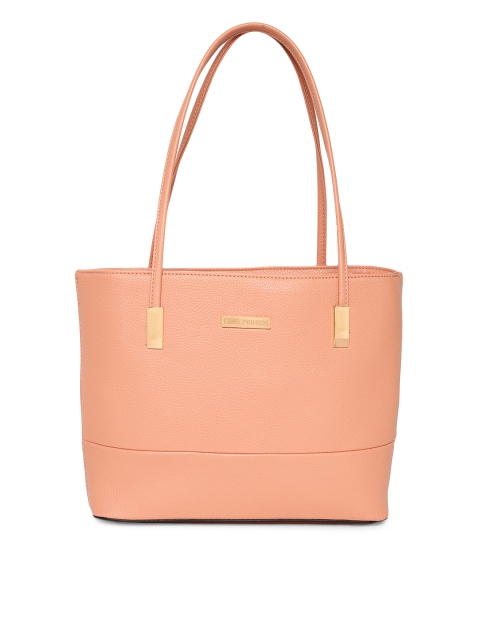 

Lino Perros Peach-Coloured Solid Shoulder Bag