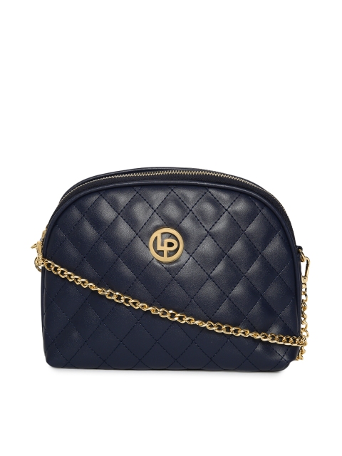 

Lisa Haydon for Lino Perros Navy Quilted Sling Bag, Navy blue