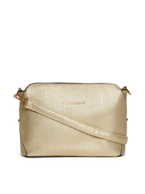 Lino Perros Gold-Toned Solid Sling Bag