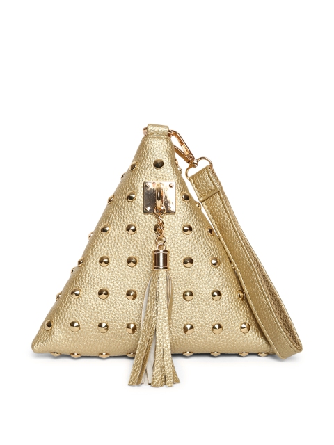 

Lino Perros Gold-Toned Embellished Triangular Potli