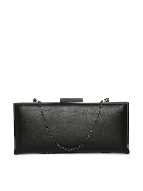 

Lisa haydon For Lino Perros Black Solid Clutch