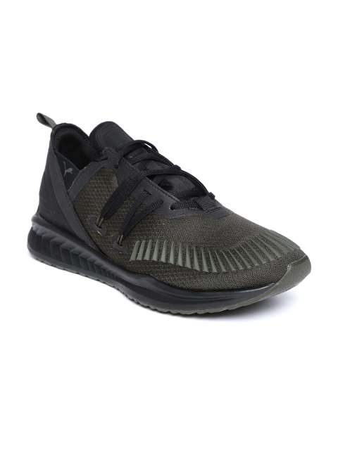 

Puma Men Olive Green IGNITE Ronin Unrest Running Shoes