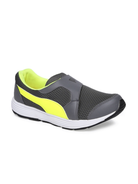 Puma Men Grey Reef Slip-On IDP Running Shoes - buy at the price of $35. ...