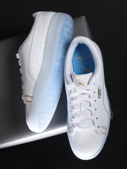 

Puma Unisex White Basket Classic one8 Sneakers