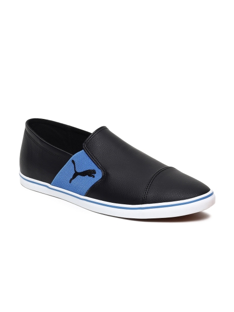 

Puma Men Black Elsu v2 Slip-On Sneakers