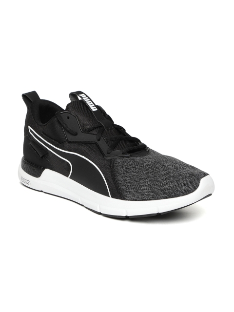 

Puma Men Black & Charcoal Grey NRGY Dynamo Futuro Running Shoes