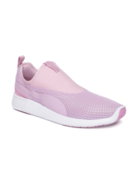 

Puma Unisex Pink Slip-On Sneakers