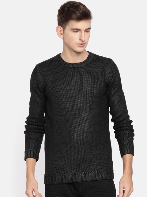 

Calvin Klein Jeans Men Black Solid Pullover