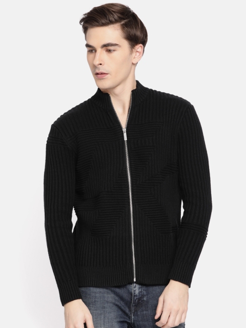 

Calvin Klein Jeans Men Black Self Design Cardigan