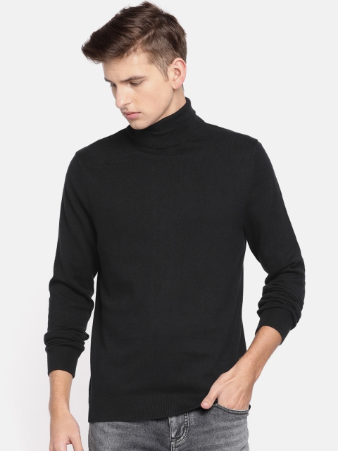 

Calvin Klein Jeans Men Black Solid Pullover