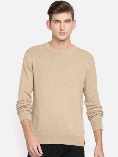 

Calvin Klein Jeans Men Beige Solid Pullover Sweater