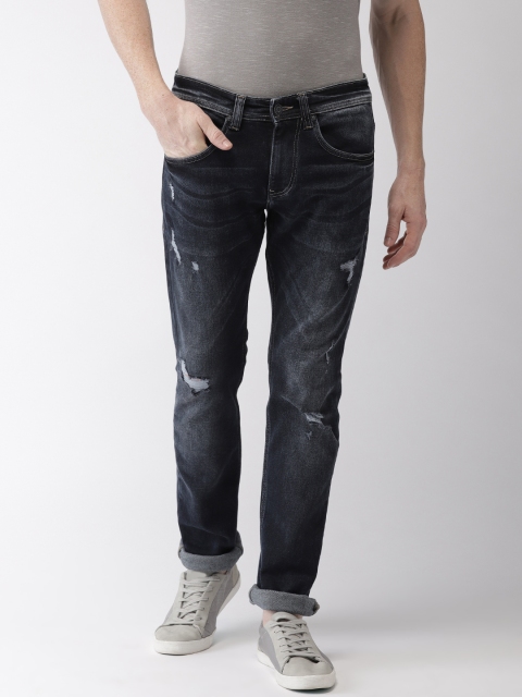 

Celio Men Blue Slim Fit Mid-Rise Mildly Distressed Stretchable Jeans