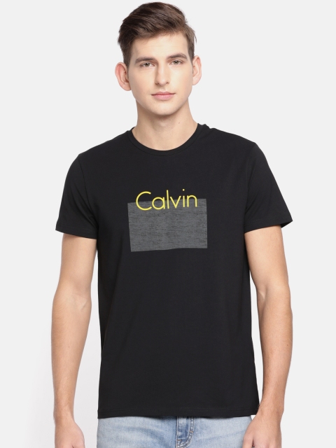 

Calvin Klein Jeans Men Black Printed Round Neck T-shirt